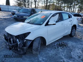 2020 Kia Rio LX with VIN 3KPA24ADXLE279833, listed as a Copart auction lot 41336875 with 0 mi miles and Salvage Title. Bid and sale history available at carsss.com. Image 1.