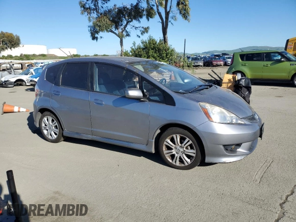 2009 Honda Fit Sport with VIN JHMGE88459S012456, listed as a Copart auction lot 51525845 with 59,142 mi miles and Salvage Title. Bid and sale history available at carsss.com. Image 4.