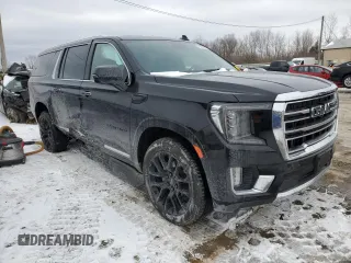 2023 GMC Yukon XL SLT with VIN 1GKS2GKD5PR349628, listed as a Copart auction lot 41469675 with 39,598 mi miles and Salvage Title. Bid and sale history available at DreamBid. Image 4.
