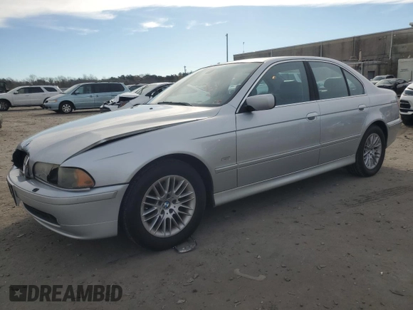 2002 BMW 5 Series 530i with VIN WBADT53432CE93680, listed as a Copart auction lot 81952844 with 153,109 mi miles and Clean Title. Bid and sale history available at carsss.com. Image 1.