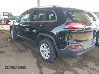 2017 Jeep Cherokee Latitude with VIN 1C4PJLCB1HW641872, listed as a IAAI auction lot 41404099 with 64,782 mi miles and . Bid and sale history available at carsss.com. Image 3.