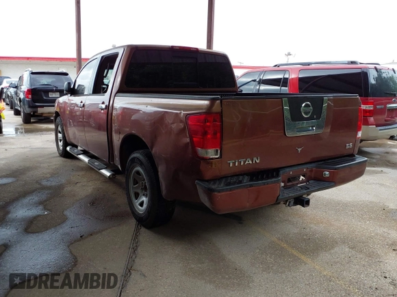 2004 Nissan Titan LE with VIN 1N6AA07A14N502098, listed as a IAAI auction lot 42130328 with 237,815 mi miles and . Bid and sale history available at DreamBid. Image 3.