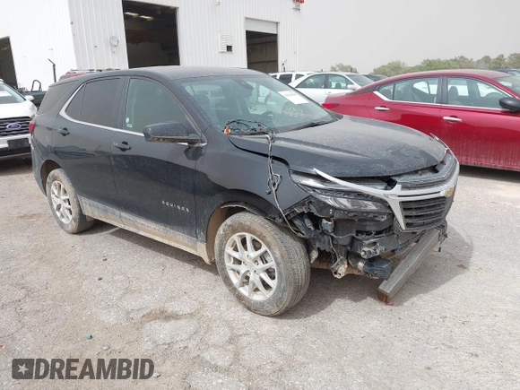 2024 Chevrolet Equinox LT with VIN 3GNAXUEG9RL244296, listed as a IAAI auction lot 42124390 with 36,135 mi miles and . Bid and sale history available at DreamBid. Image 1.
