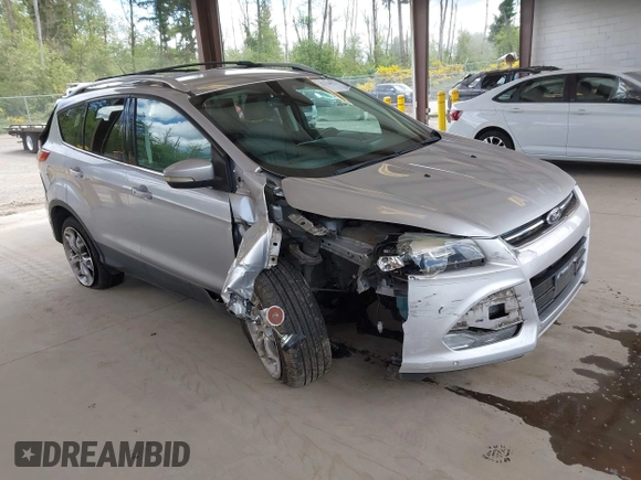 2013 Ford Escape Titanium с VIN 1FMCU9J98DUB24112, выставлен на аукционе IAAI как лот 42338121 с пробегом 162 786 миль миль и . История ставок и продаж доступна на DreamBid. Изображение 1.