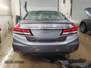 2015 Honda Civic Sedan LX with VIN 19XFB2F5XFE046079, listed as a Copart auction lot 89402115 with Not Provided miles and Non Repairable. Bid and sale history available at carsss.com. Image 6.