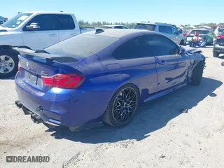 2020 BMW M4 with VIN WBS4Y9C09LFJ02627, listed as a IAAI auction lot 41785396 with 27,424 mi miles. Bid and sale history available at carsss.com. Image 4.