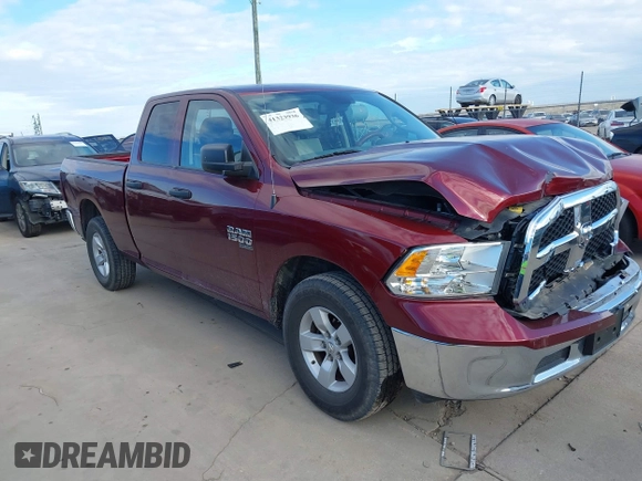 2019 Ram 1500 Classic Tradesman with VIN 1C6RR6FG4KS697286, listed as a IAAI auction lot 41323936 with 62,004 mi miles. Bid and sale history available at carsss.com. Image 1.