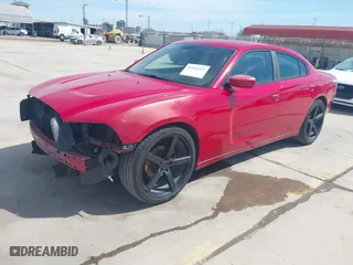 2013 Dodge Charger SE with VIN 2C3CDXBG7DH664953, listed as a IAAI auction lot 41661491 with 92,595 mi miles. Bid and sale history available at carsss.com. Image 2.