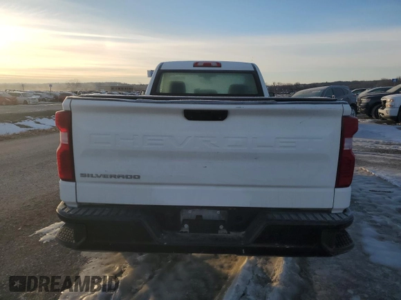 2021 Chevrolet Silverado 1500 Work Truck with VIN 3GCNWAEH3MG271631, listed as a Copart auction lot 87935145 with 100,422 mi miles and Salvage Title. Bid and sale history available at carsss.com. Image 6.