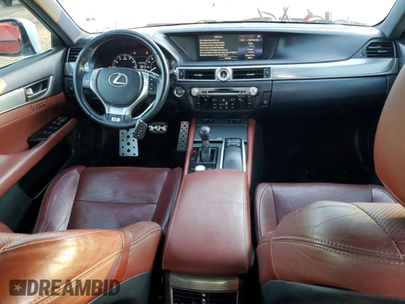 2015 Lexus GS 350 with VIN JTHBE1BL7FA018794, listed as a Copart auction lot 82625013 with 124,925 mi miles and Salvage Title. Bid and sale history available at carsss.com. Image 8.