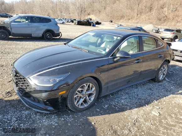 2023 Hyundai Sonata SEL with VIN KMHL14JA4PA306143, listed as a Copart auction lot 49792545 with 12,010 mi miles and Salvage Title. Bid and sale history available at carsss.com. Image 1.