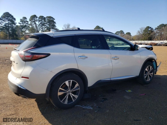 2019 Nissan Murano SV with VIN 5N1AZ2MJ8KN127296, listed as a Copart auction lot 86758884 with 143,425 mi miles and Salvage Title. Bid and sale history available at carsss.com. Image 3.