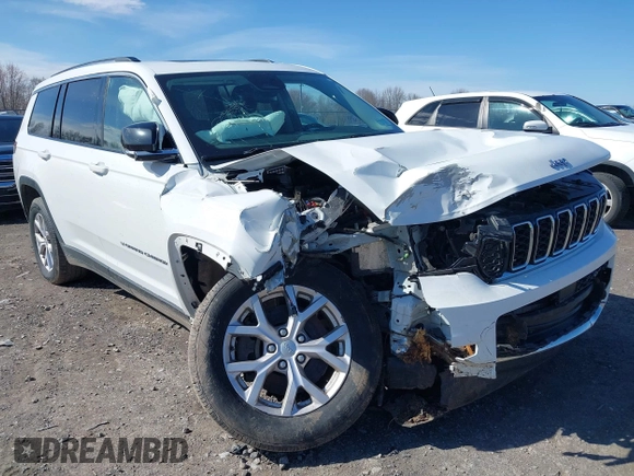 2021 Jeep Grand Cherokee Limited with VIN 1C4RJKBG7M8142511, listed as a IAAI auction lot 41944285 with 94,124 mi miles and . Bid and sale history available at DreamBid. Image 6.