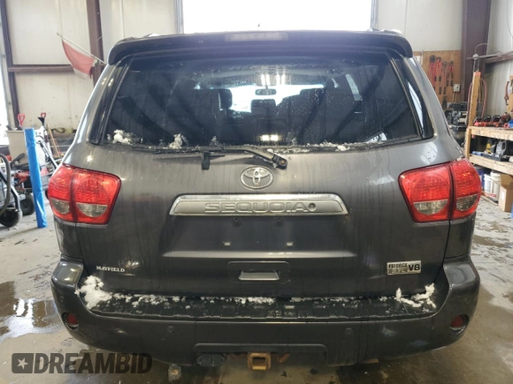 2011 Toyota Sequoia Limited with VIN 5TDJY5G18BS043025, listed as a Copart auction lot 86732534 with 199,813 mi miles and Salvage Title. Bid and sale history available at carsss.com. Image 6.