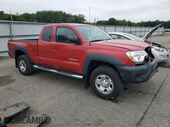 2015 Toyota Tacoma PreRunner with VIN 5TFTX4GNXFX045089, listed as a Copart auction lot 61081205 with 59,153 mi miles and Salvage title. Bid and sale history available at DreamBid. Image 4.