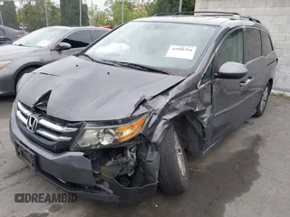 2017 Honda Odyssey EX-L with VIN 5FNRL5H66HB010100, listed as a IAAI auction lot 42088394 with Not Provided miles and . Bid and sale history available at DreamBid. Image 6.