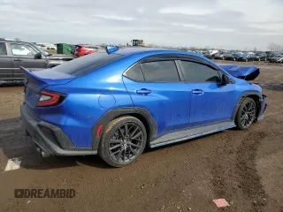 2023 Subaru WRX Premium with VIN JF1VBAF60P9814999, listed as a Copart auction lot 46886105 with 22,414 mi miles and Salvage title. Bid and sale history available at DreamBid. Image 3.