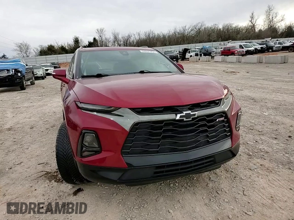 2021 Chevrolet Blazer RS with VIN 3GNKBKRS6MS539943, listed as a Copart auction lot 48931455 with 92,235 mi miles and Salvage title. Bid and sale history available at DreamBid. Image 12.