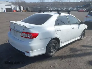 2011 Toyota Corolla L with VIN 2T1BU4EE2BC673146, listed as a IAAI auction lot 41802185 with 183,180 mi miles. Bid and sale history available at carsss.com. Image 4.