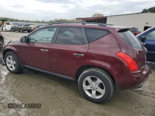 2005 Nissan Murano SL with VIN JN8AZ08W15W413430, listed as a Copart auction lot 52550105 with 156,401 mi miles and Salvage Title. Bid and sale history available at carsss.com. Image 2.