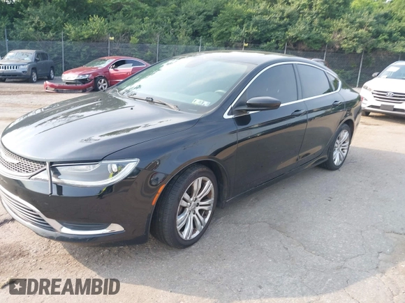 2015 Chrysler 200 Limited with VIN 1C3CCCAB9FN558368, listed as a IAAI auction lot 42510623 with 105,458 mi miles and . Bid and sale history available at DreamBid. Image 2.