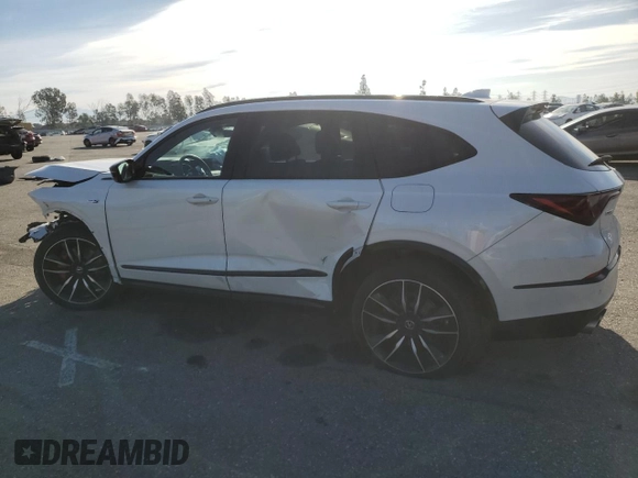 2024 Acura MDX Type S w/Advance Package with VIN 5J8YD8H81RL001171, listed as a Copart auction lot 46134195 with 23,669 mi miles and Salvage Title. Bid and sale history available at carsss.com. Image 2.