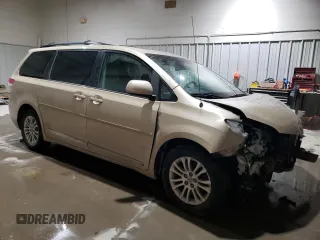 2013 Toyota Sienna XLE AAS with VIN 5TDYK3DCXDS380132, listed as a Copart auction lot 42227465 with 195,600 mi miles and Salvage Title. Bid and sale history available at carsss.com. Image 4.