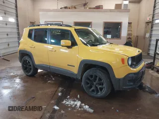 2017 Jeep Renegade Latitude with VIN ZACCJBBB5HPF12072, listed as a IAAI auction lot 41619852 with 106,753 mi miles. Bid and sale history available at carsss.com. Image 1.