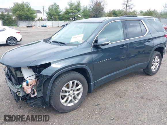 2018 Chevrolet Traverse LT Cloth z VIN 1GNEVGKW7JJ156198, wystawiony jako IAAI lot #41909259 z przebiegiem 82 719 mil mil oraz . Historia ofert i sprzedaży dostępna na DreamBid. Obrazek 18.