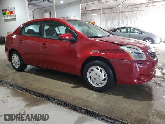 2010 Nissan Sentra S with VIN 3N1AB6APXAL626174, listed as a Copart auction lot 54505205 with 101,040 mi miles and Salvage Title. Bid and sale history available at carsss.com. Image 4.
