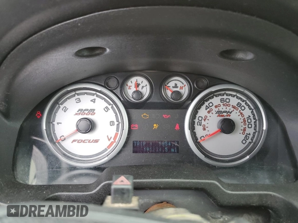 2009 Ford Focus SE with VIN 1FAHP35N79W134251, listed as a Copart auction lot 54049105 with 195,234 mi miles and Salvage Title. Bid and sale history available at carsss.com. Image 9.