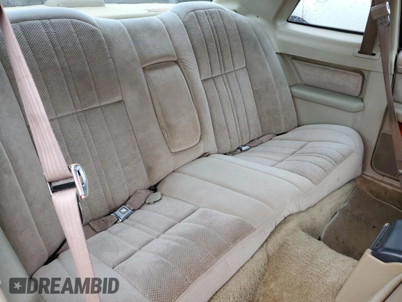 1987 Ford Thunderbird with VIN 1FABP64W7HH137025, listed as a Copart auction lot 80162264 with 137,140 mi miles and Salvage Title. Bid and sale history available at DreamBid. Image 10.
