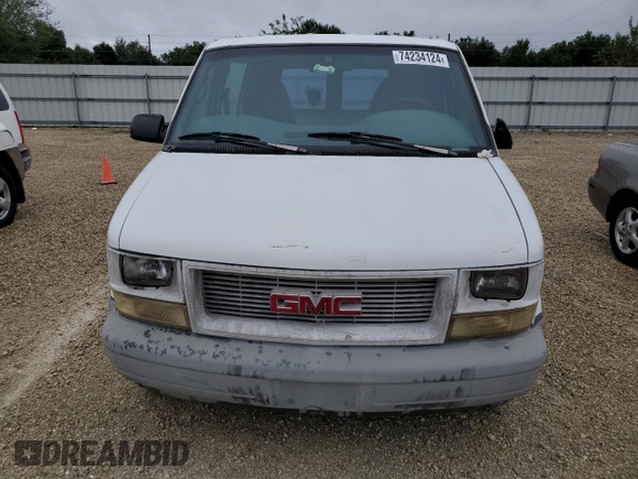 1999 GMC Safari Cargo with VIN 1GTDM19W5XB519840, listed as a Copart auction lot 74234124 with Not Provided miles and Non Repairable. Bid and sale history available at carsss.com. Image 5.