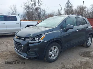 2018 Chevrolet Trax LT with VIN KL7CJLSB0JB722825, listed as a IAAI auction lot 41985225 with 58,021 mi miles and . Bid and sale history available at carsss.com. Image 17.
