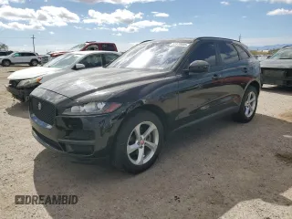 2017 Jaguar F-Pace 20d Premium with VIN SADCJ2BN6HA096709, listed as a Copart auction lot 52379985 with 101,086 mi miles and Salvage Title. Bid and sale history available at DreamBid. Image 1.