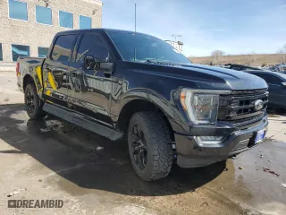 2022 Ford F-150 XL with VIN 1FTFW1E82NFB20156, listed as a Copart auction lot 48283825 with 41,110 mi miles and Salvage Title. Bid and sale history available at carsss.com. Image 4.
