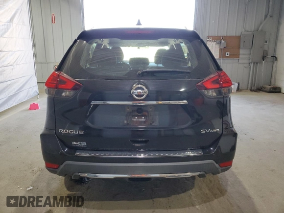 2017 Nissan Rogue SV with VIN KNMAT2MV5HP612016, listed as a Copart auction lot 55304695 with 98,826 mi miles and Salvage title. Bid and sale history available at DreamBid. Image 6.
