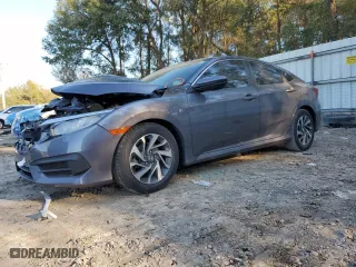 2017 Honda Civic Sedan EX with VIN 19XFC2F76HE026767, listed as a Copart auction lot 47216875 with 81,324 mi miles and Salvage Title. Bid and sale history available at carsss.com. Image 1.