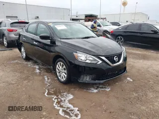 2018 Nissan Sentra SV with VIN 3N1AB7AP9JL631159, listed as a IAAI auction lot 41596393 with 85,860 mi miles. Bid and sale history available at carsss.com. Image 1.