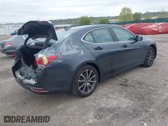 2016 Acura TLX V6 with VIN 19UUB2F38GA002139, listed as a IAAI auction lot 42085211 with 117,745 mi miles. Bid and sale history available at carsss.com. Image 4.