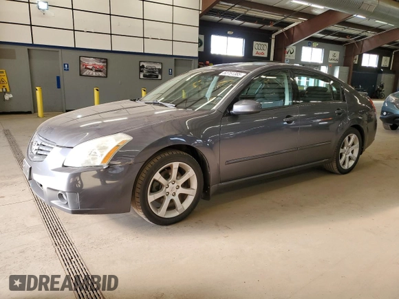 2008 Nissan Maxima 3.5 SE with VIN 1N4BA41E28C800936, listed as a Copart auction lot 52751385 with 166,838 mi miles and Clean Title. Bid and sale history available at carsss.com. Image 1.