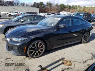 2023 BMW i4 eDrive40 with VIN WBY73AW07PFN94675, listed as a Copart auction lot 76434253 with 11,463 mi miles. Bid and sale history available at carsss.com. Image 1.