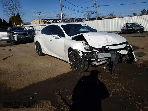 2021 Lexus IS 350 F Sport with VIN JTHGZ1E24M5022594, listed as a Copart auction lot 46638385 with 49,281 mi miles and Salvage Title. Bid and sale history available at DreamBid. Image 11.