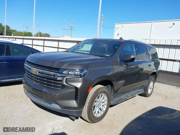 2021 Chevrolet Tahoe LT with VIN 1GNSCNKD9MR266140, listed as a IAAI auction lot 40631424 with 70,637 mi miles. Bid and sale history available at carsss.com. Image 18.
