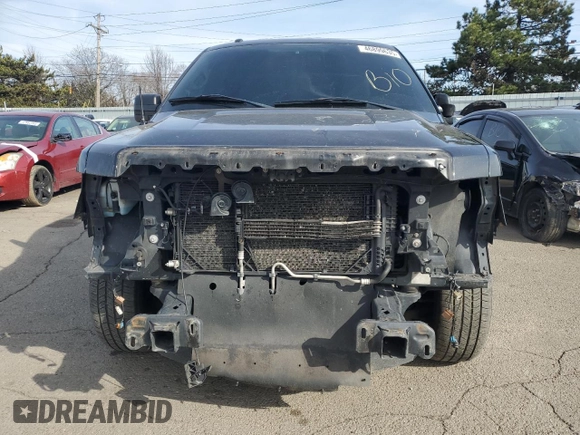 2014 Ford F-150 XL with VIN 1FTFX1CF4EKD90138, listed as a Copart auction lot 46899635 with 225,309 mi miles and Salvage Title. Bid and sale history available at carsss.com. Image 5.