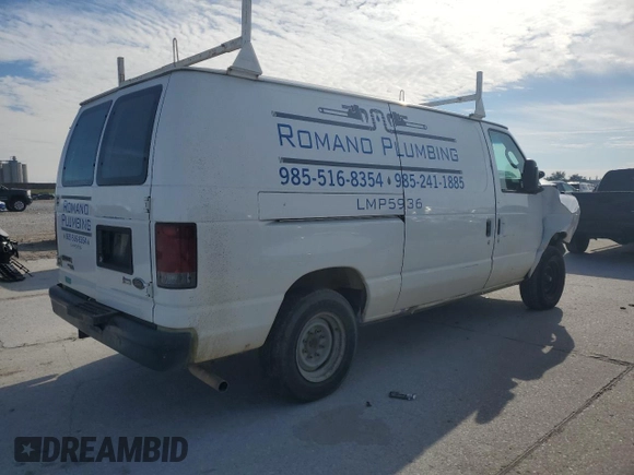 2011 Ford Econoline Cargo Commercial with VIN 1FTNE1EW9BDA90254, listed as a Copart auction lot 41644605 with Not Provided miles and Salvage Title. Bid and sale history available at DreamBid. Image 3.