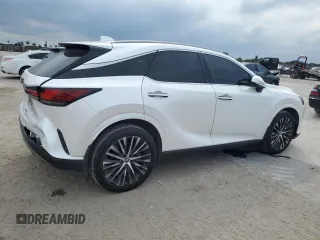2023 Lexus RX with VIN 2T2BAMBA0PC021820, listed as a Copart auction lot 46240965 with 40,490 mi miles and Salvage Title. Bid and sale history available at carsss.com. Image 3.