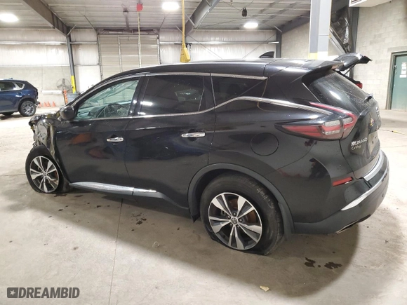 2021 Nissan Murano S with VIN 5N1AZ2AS9MC115976, listed as a Copart auction lot 83473544 with 45,793 mi miles and Salvage Title. Bid and sale history available at carsss.com. Image 2.