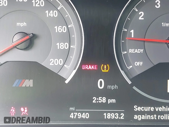 2018 BMW M3 with VIN WBS8M9C59J5J78666, listed as a IAAI auction lot 42522076 with 47,940 mi miles and . Bid and sale history available at DreamBid. Image 16.