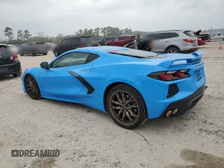 2020 Chevrolet Corvette 2LT with VIN 1G1Y72D45L5117631, listed as a Copart auction lot 49029335 with 43,587 mi miles and Salvage title. Bid and sale history available at DreamBid. Image 2.